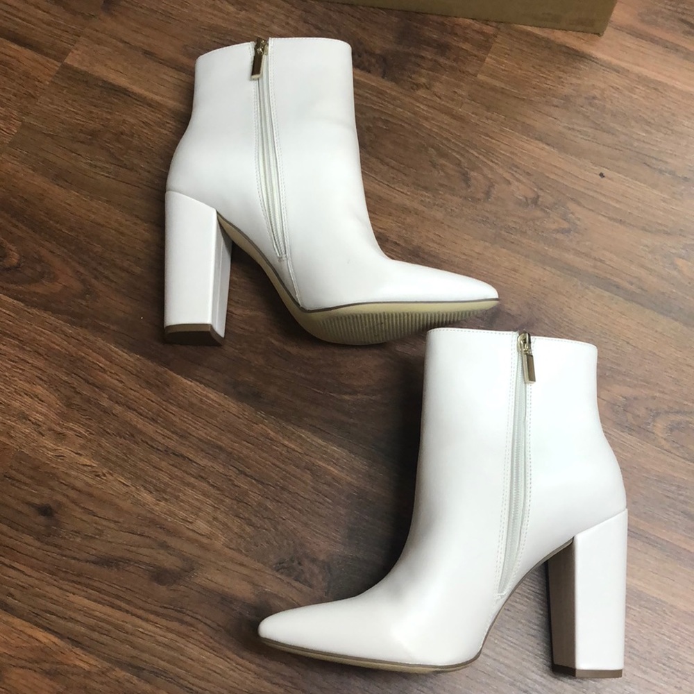 White booties
